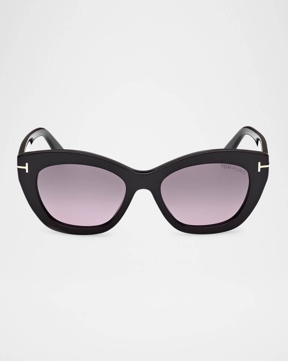 Linda-02 Polarized Acetate Cat-Eye Sunglasses